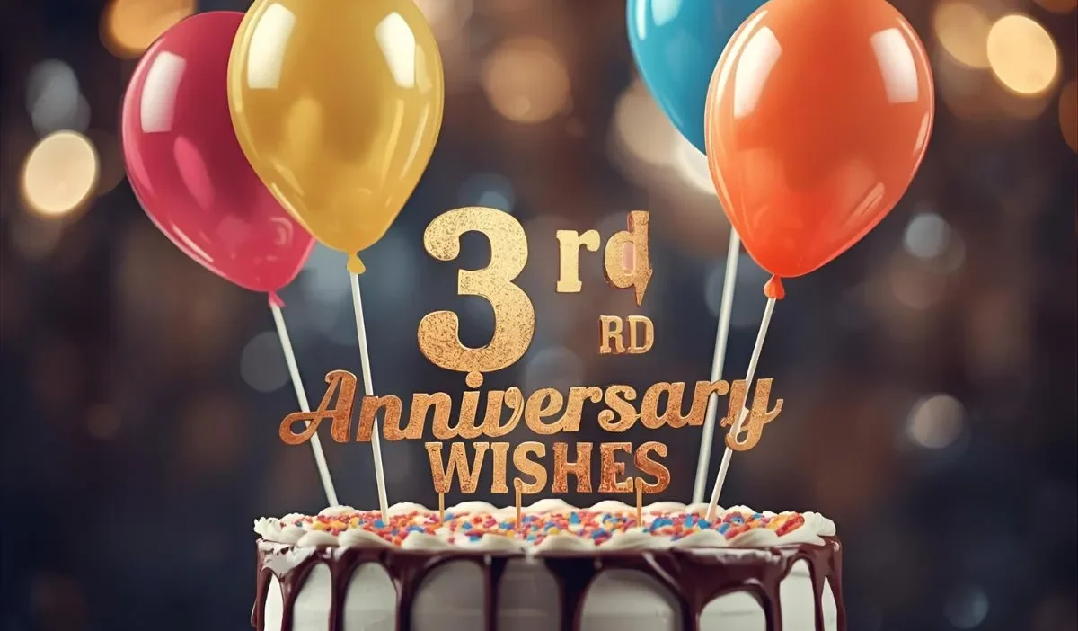 3rd Anniversary Wishes