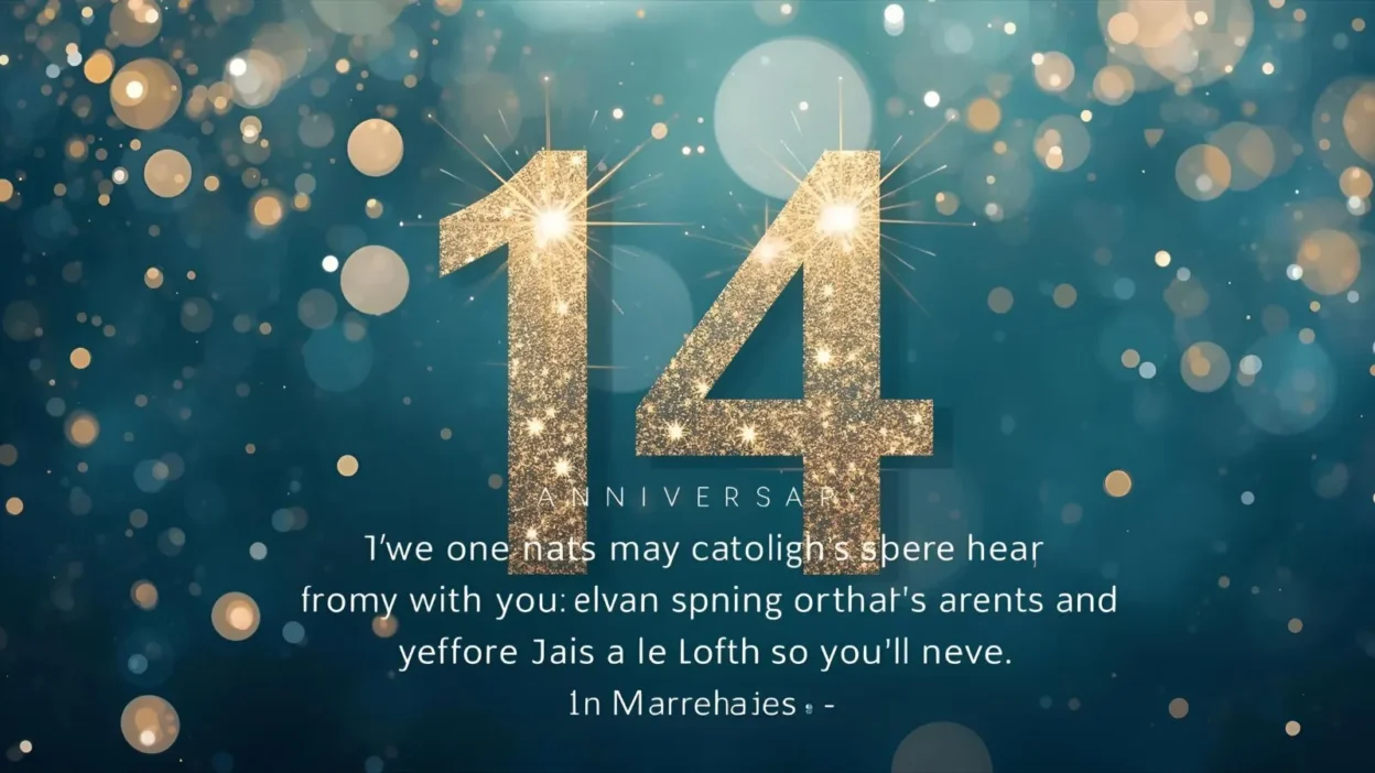 14th Anniversary Wishes