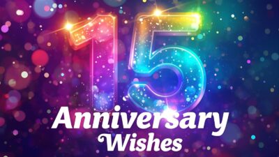 15th Anniversary Wishes