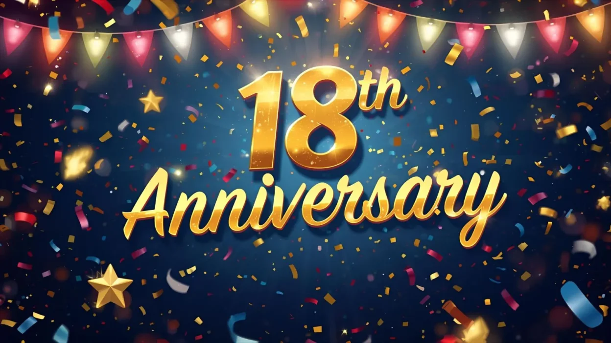 18th anniversary wishes