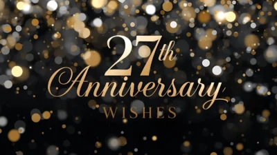 27th anniversary wishes