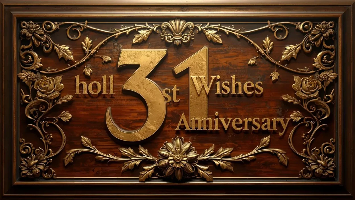 31st Anniversary Wishes