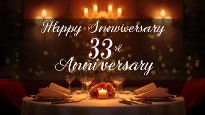 33rd Anniversary Wishes