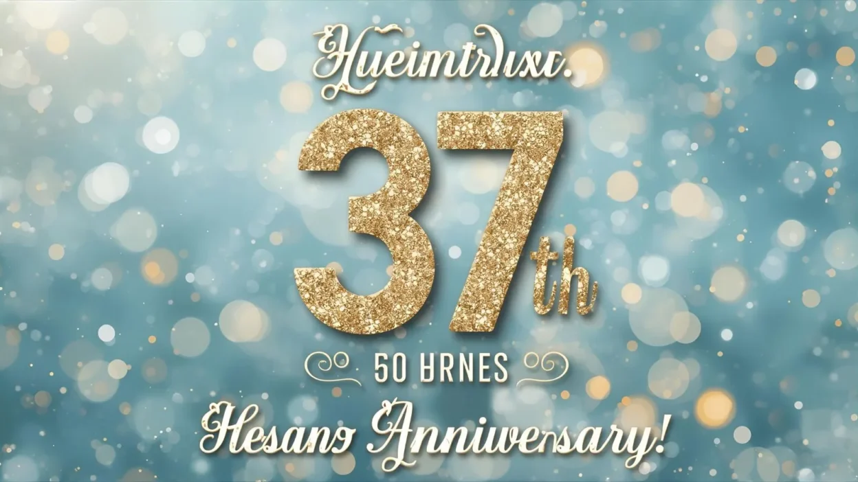 37th Anniversary Wishes