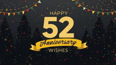 52nd Anniversary Wishes