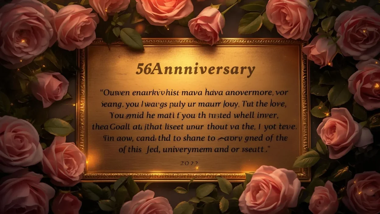 56th Anniversary Wishes