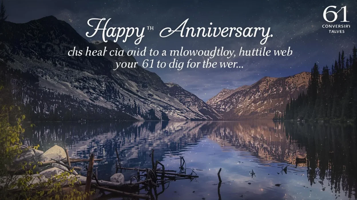 61st anniversary wishes