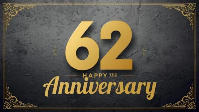 62nd Anniversary Wishes