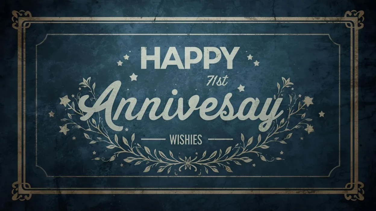 71st Anniversary Wishes