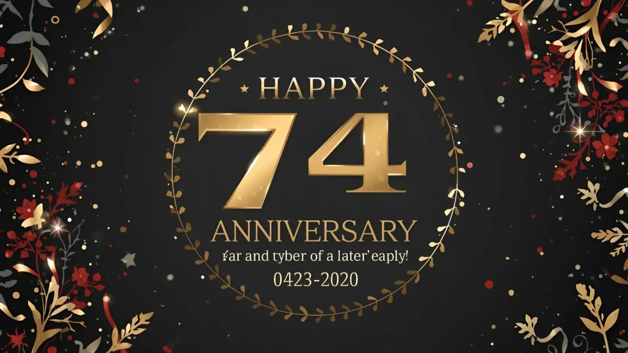 74th Anniversary Wishes