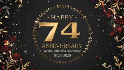 74th Anniversary Wishes