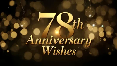 78th Anniversary Wishes