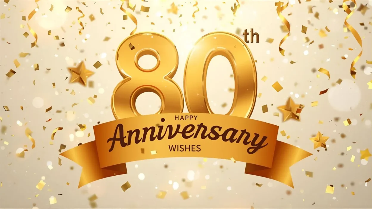 80th Anniversary Wishes