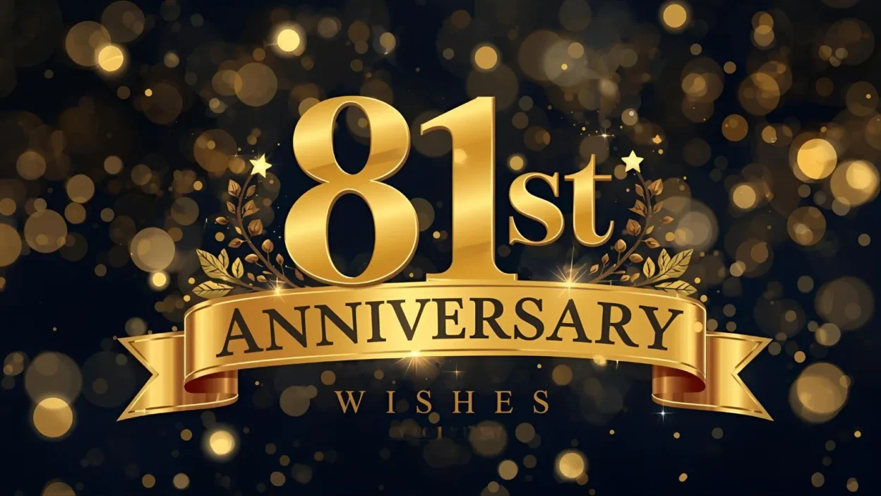 81st Anniversary Wishes