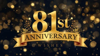 81st Anniversary Wishes