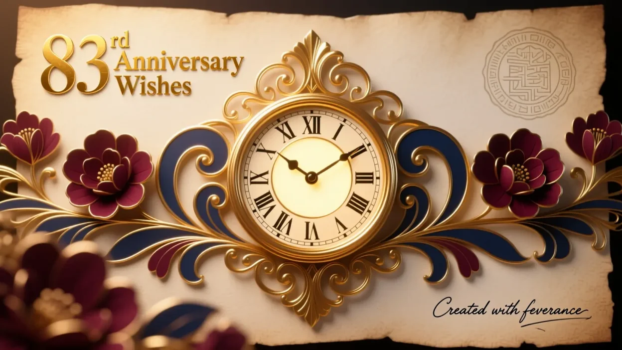 83rd Anniversary Wishes
