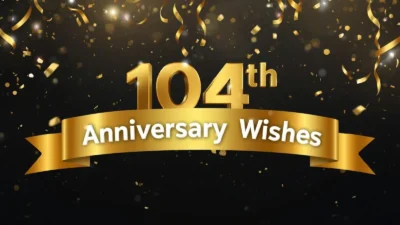 104th Anniversary Wishes