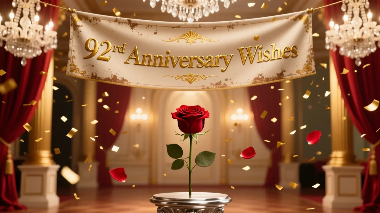 92nd Anniversary Wishes