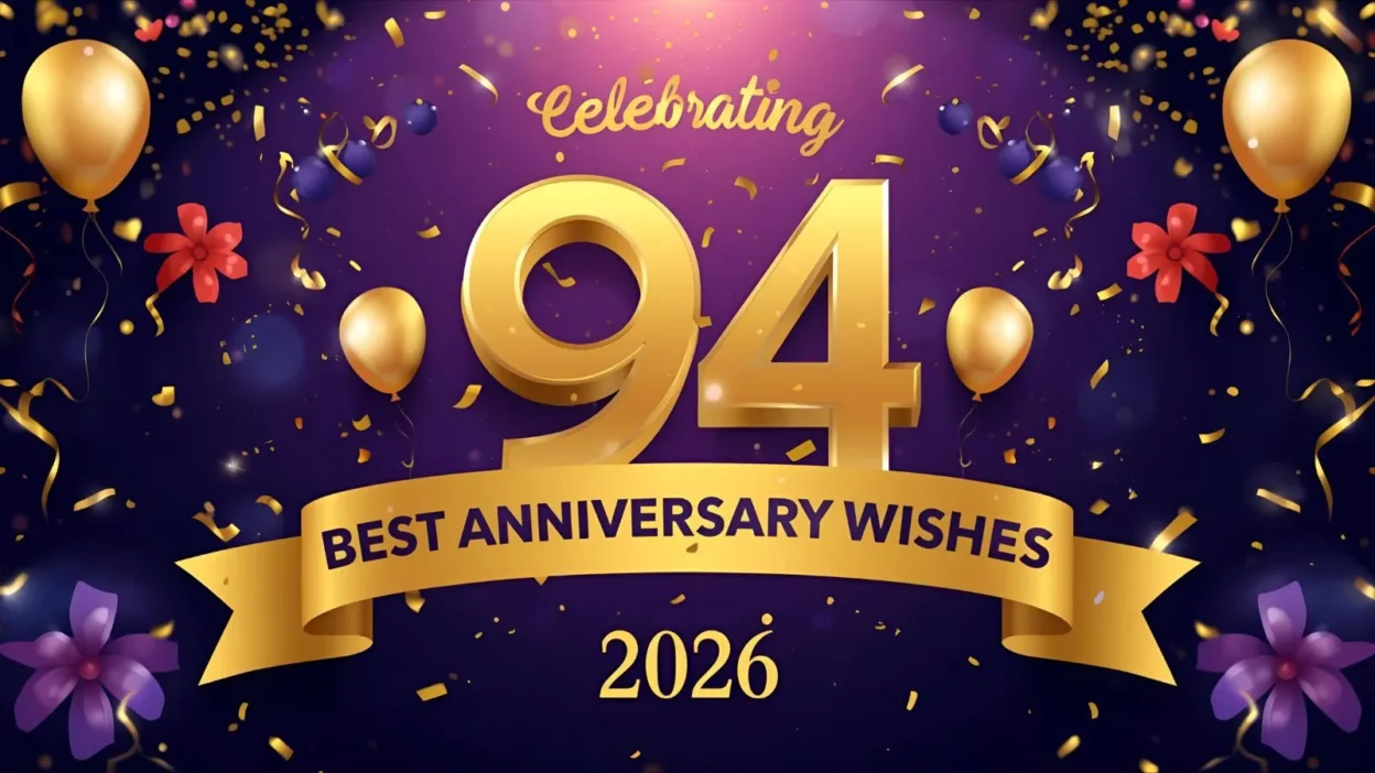 Celebrate 94 Years: Best Anniversary Wishes 2026